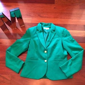 Calvin Klein Green Blazer Shoulder pads Small 4